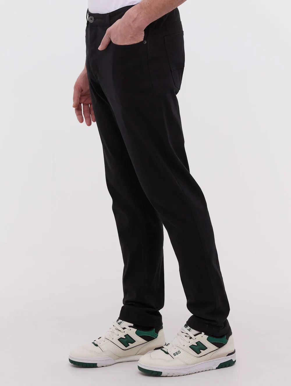 Twillum 5-Pocket Chino Pants - Black sold by Bench product image thumbnail 4
