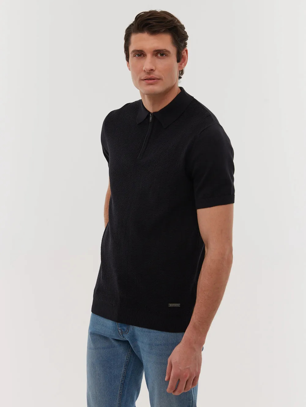 Brescia Knit Polo Shirt sold by Bench product image thumbnail 4