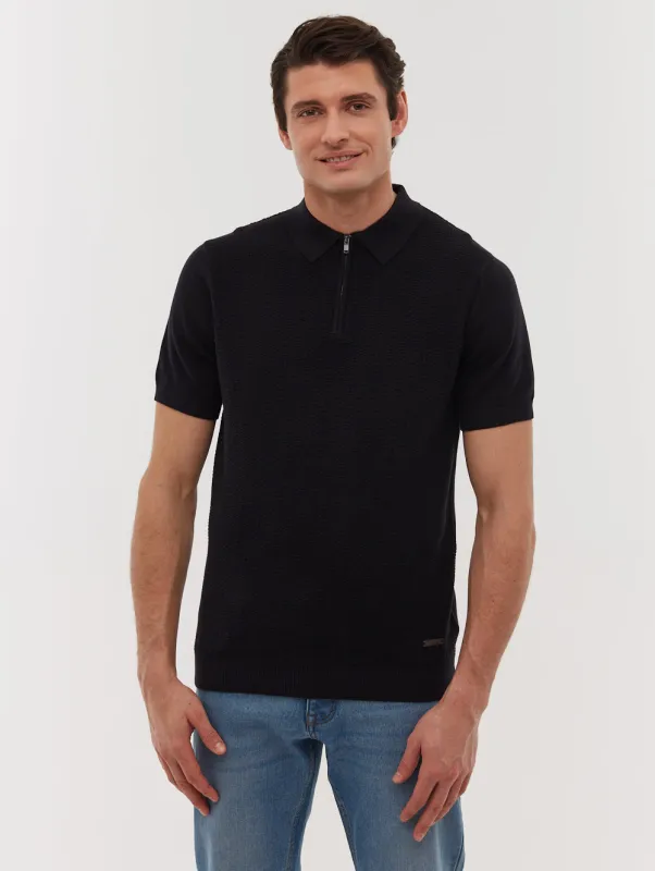 Brescia Knit Polo Shirt made by Bench