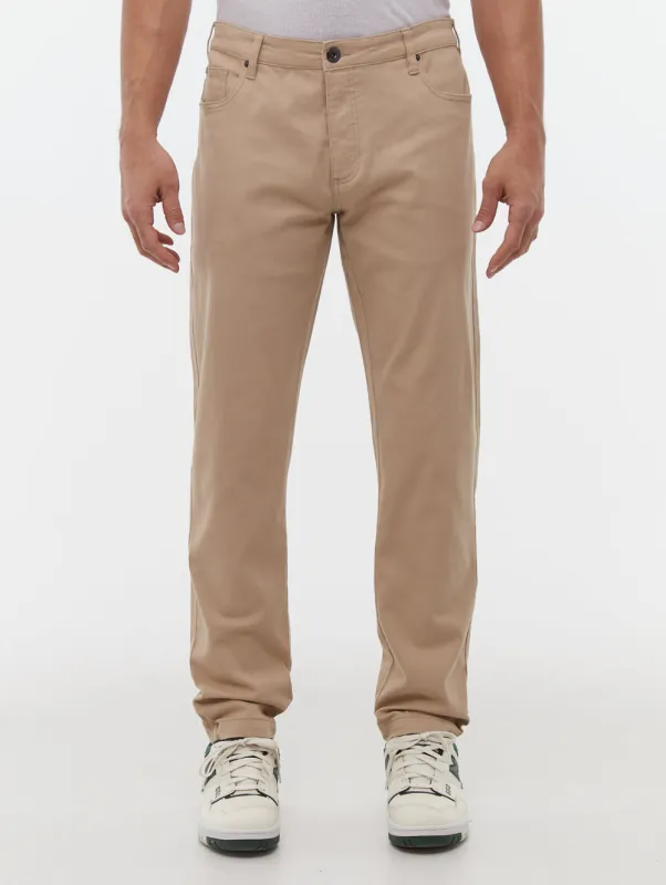 Twillum 5-Pocket Chino Pants - Beige made by Bench