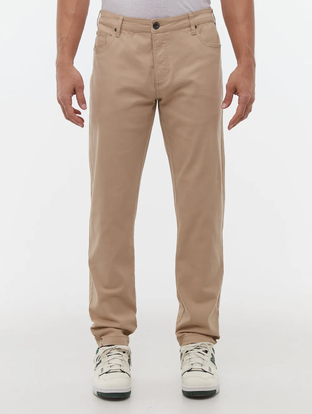Twillum 5-Pocket Chino Pants - Beige sold by Bench