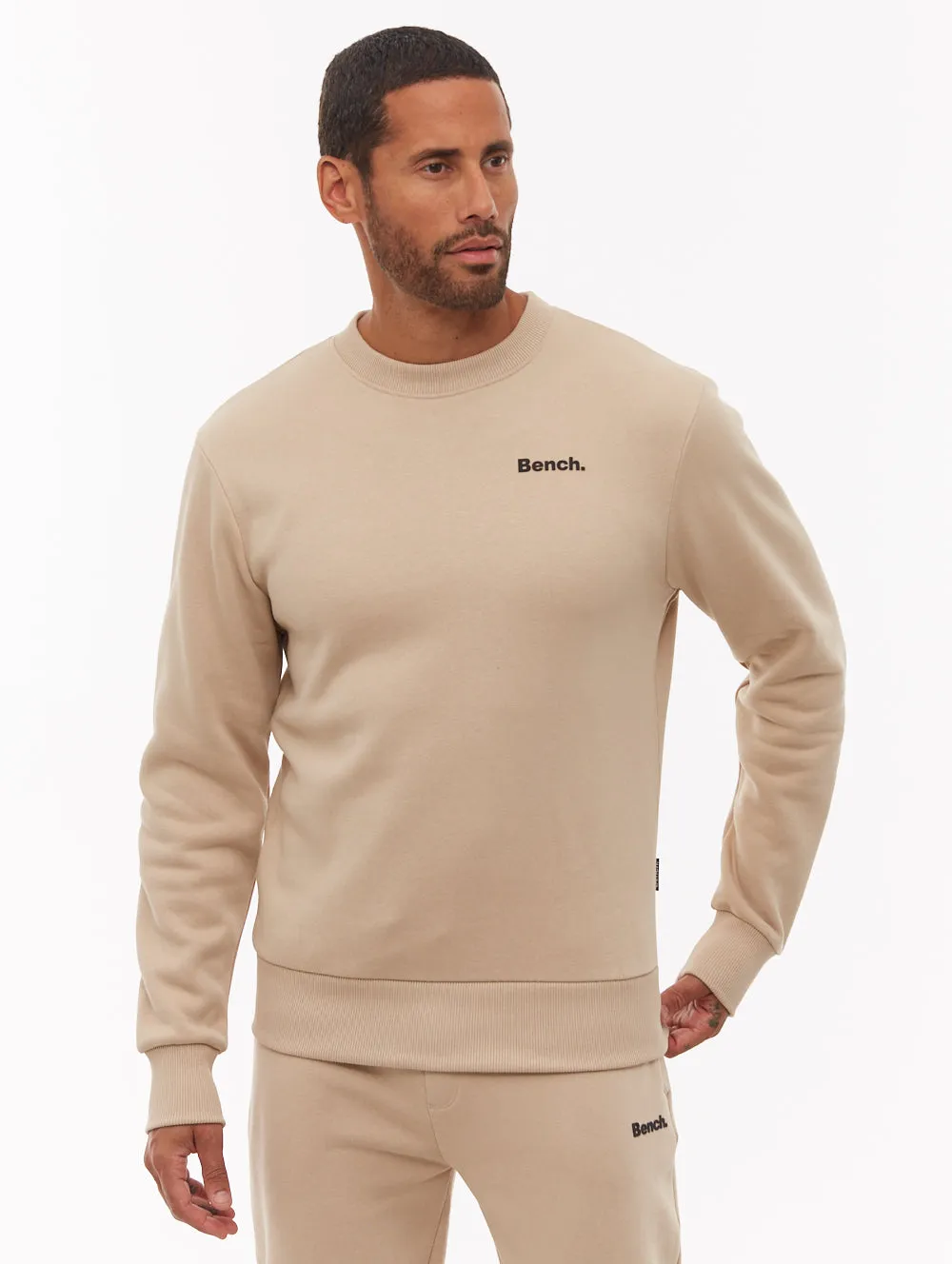 Tumori Emblem Crew Neck - Beige sold by Bench