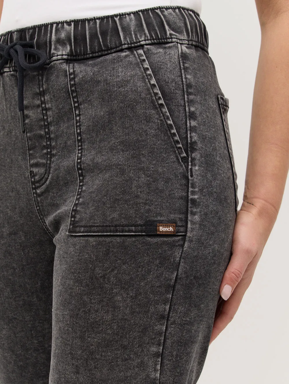 Jette Eco-Friendly Denim Joggers - Black sold by Bench product image thumbnail 2