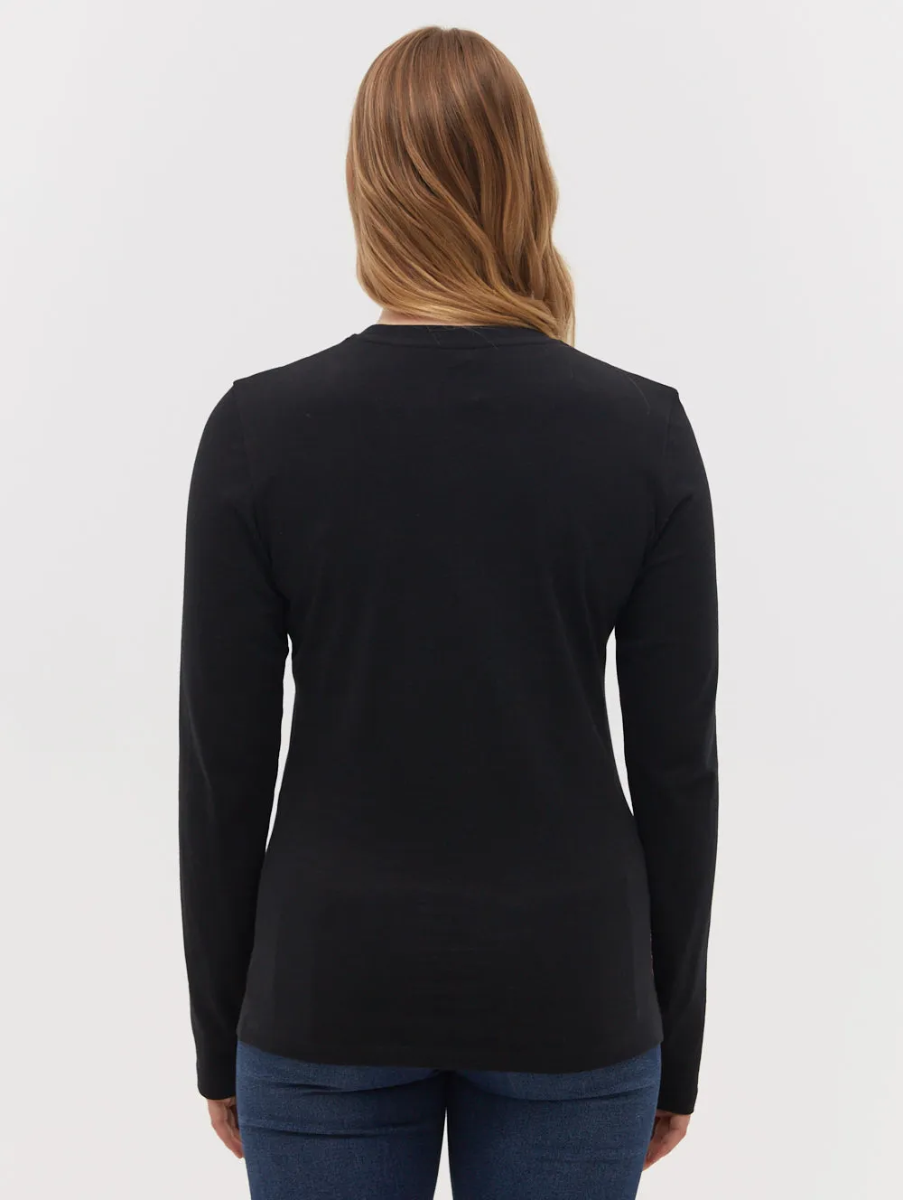 Jewelle Long Sleeve Logo T-Shirt sold by Bench product image thumbnail 4