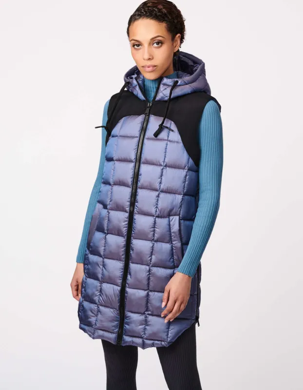 Square Hooded Puffer Vest sold by Bernardo