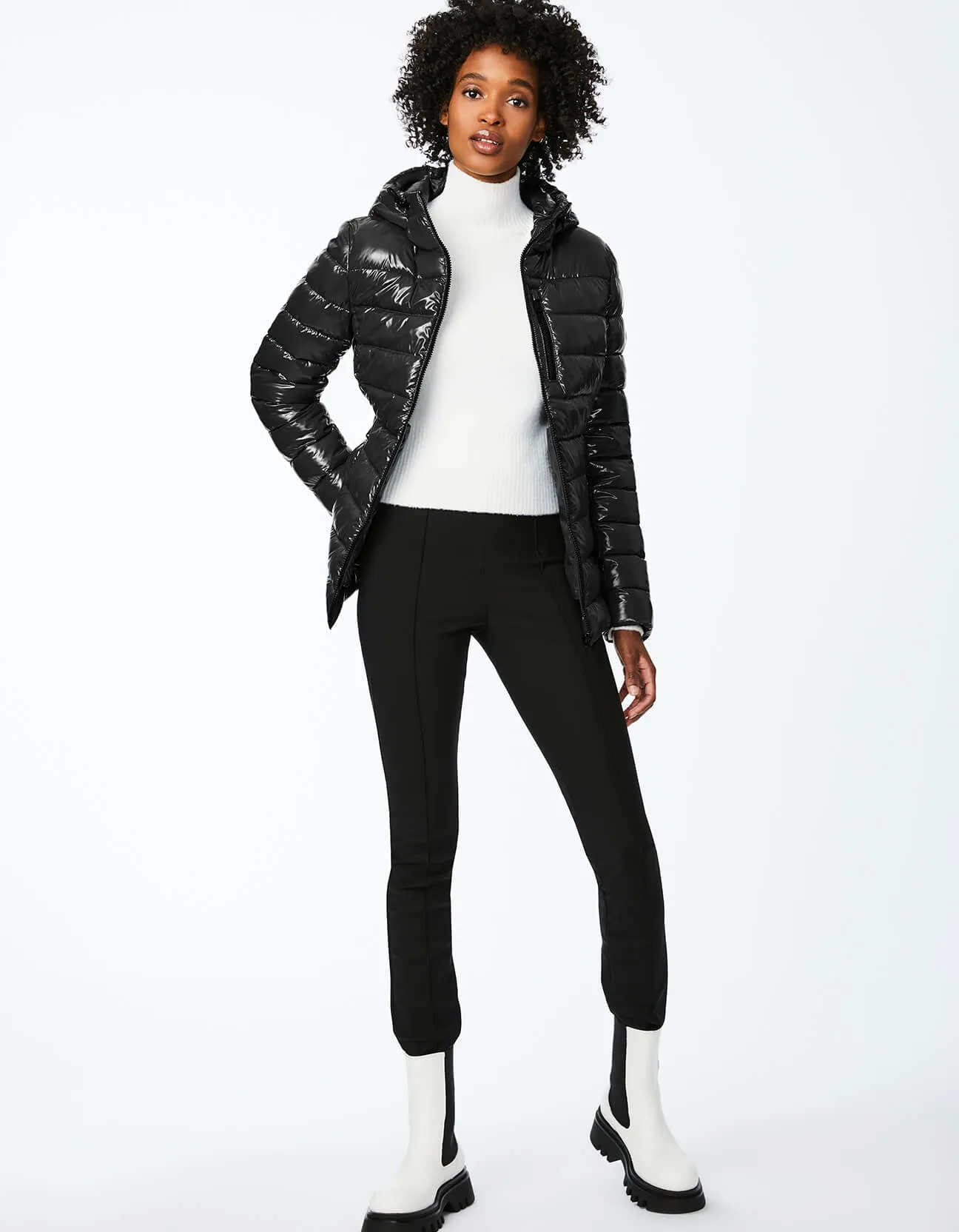 CROSS COUNTRY GLOSSY FUNNEL PUFFER sold by Bernardo product image thumbnail 2