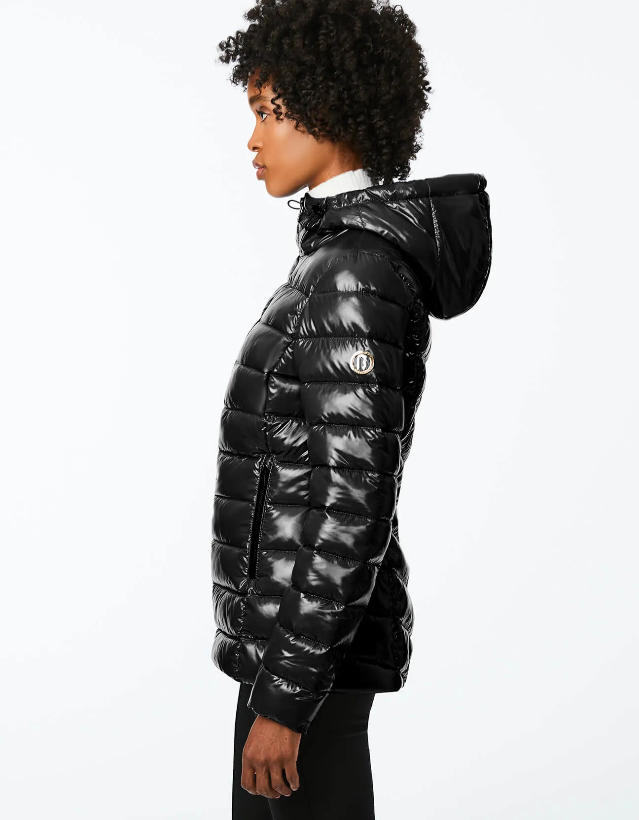 CROSS COUNTRY GLOSSY FUNNEL PUFFER sold by Bernardo product image thumbnail 4