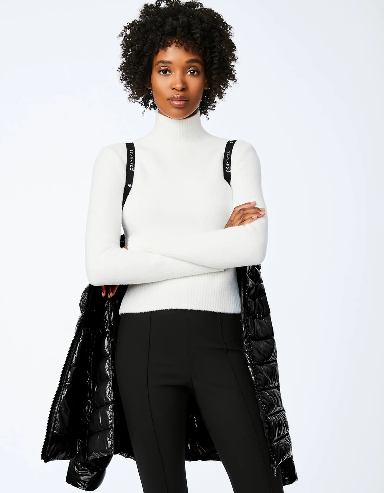 CROSS COUNTRY GLOSSY FUNNEL PUFFER sold by Bernardo product image thumbnail 3