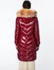 HERRINGBONE GLOSSY PUFFER COAT sold by Bernardo