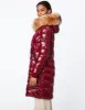 HERRINGBONE GLOSSY PUFFER COAT sold by Bernardo