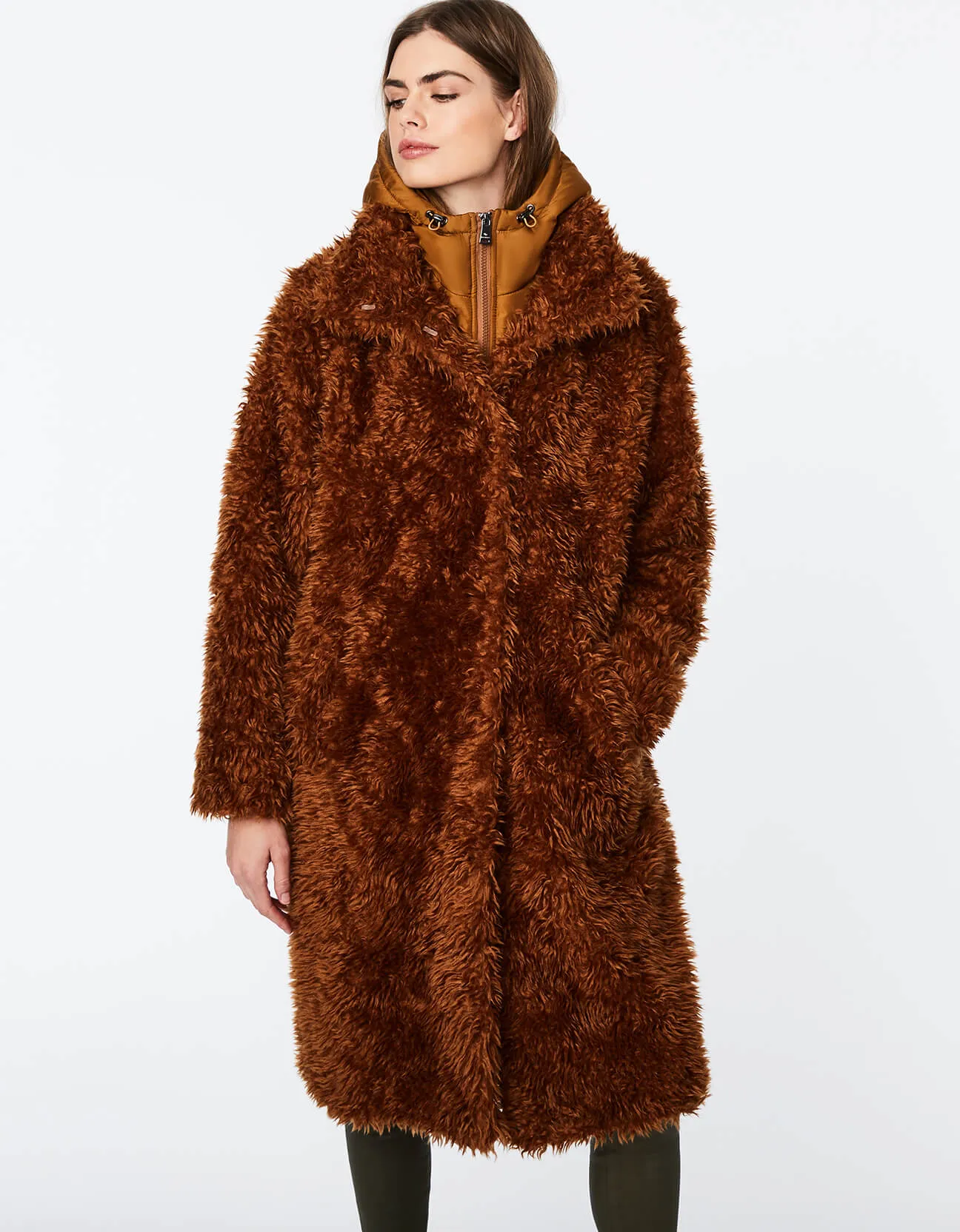 UNREAL SHAGGY FUR DOUBLE UP COAT sold by Bernardo product image thumbnail 3