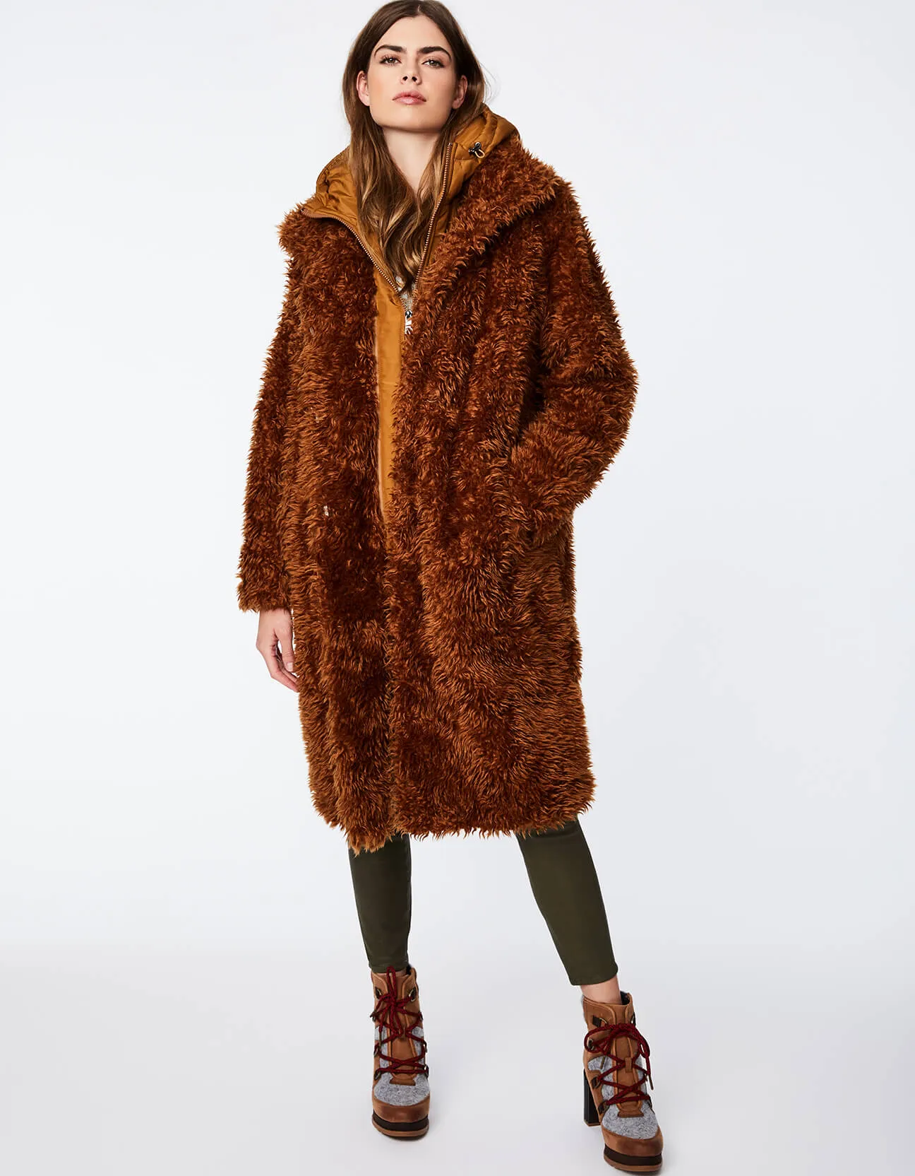 UNREAL SHAGGY FUR DOUBLE UP COAT sold by Bernardo product image thumbnail 2