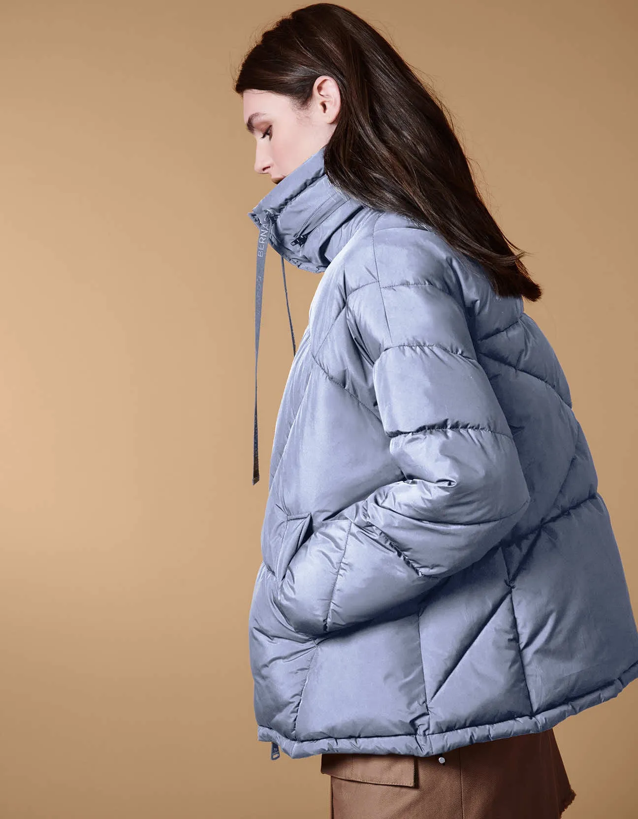 Boxy Chic Hooded Puffer Coat sold by Bernardo product image thumbnail 3