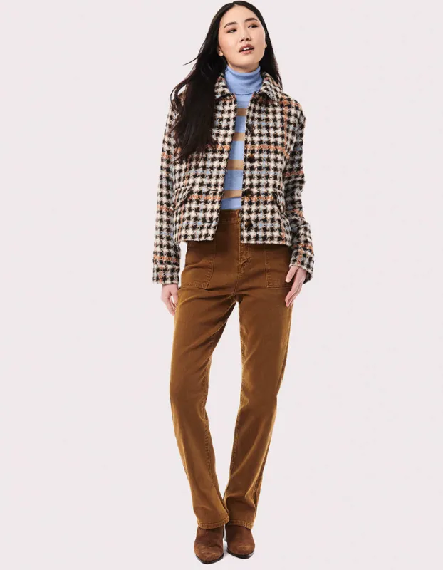 Hayden Houndstooth Wool Jacket sold by Bernardo
