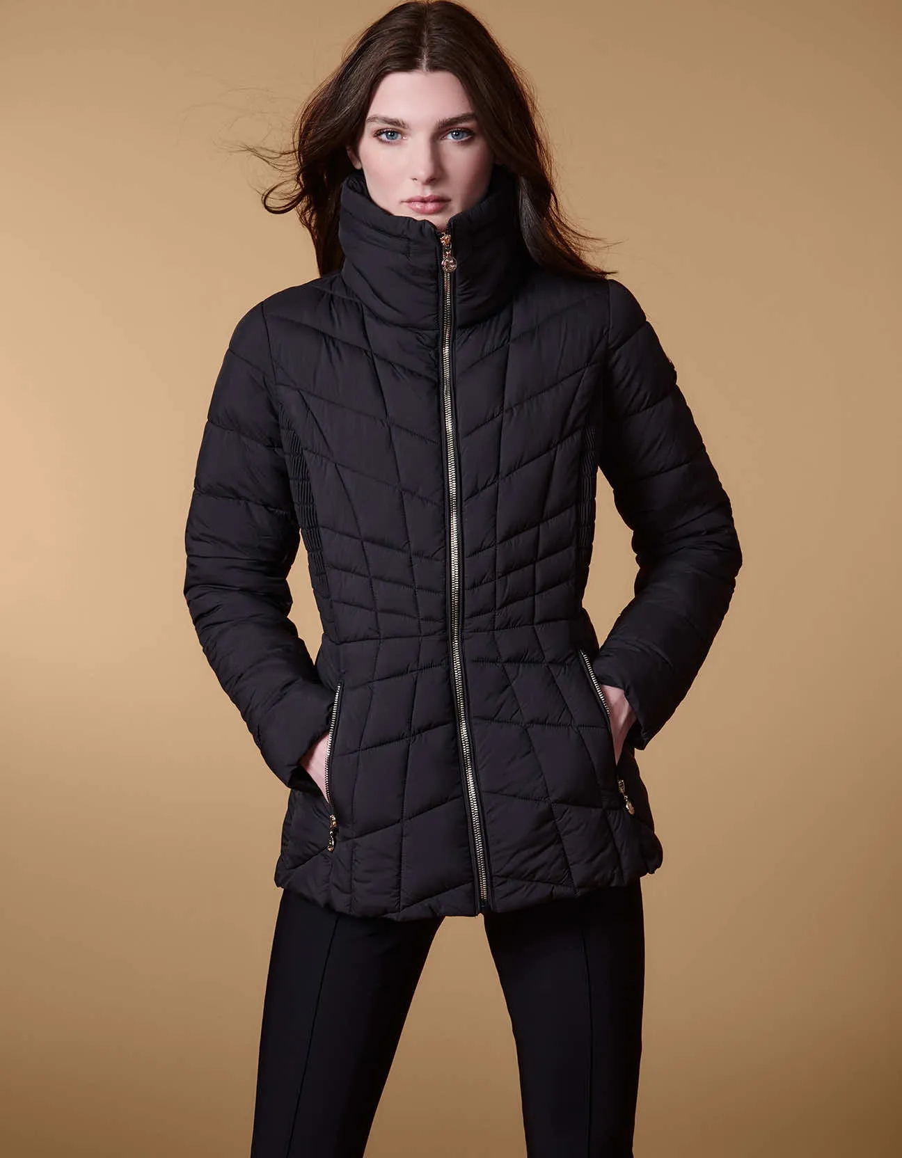 Latitude Flare Short Puffer Jacket sold by Bernardo