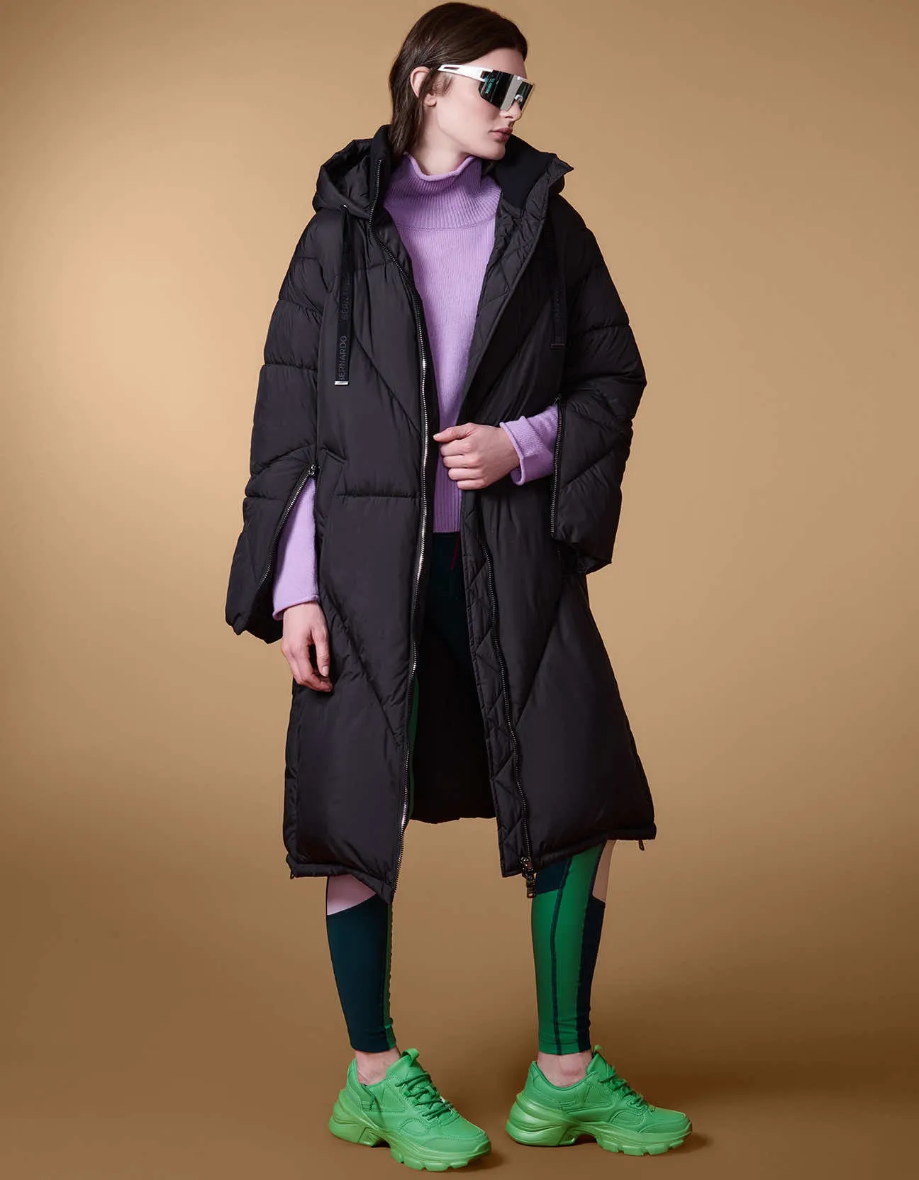 Long Winter Puffer Coat sold by Bernardo product image thumbnail 2