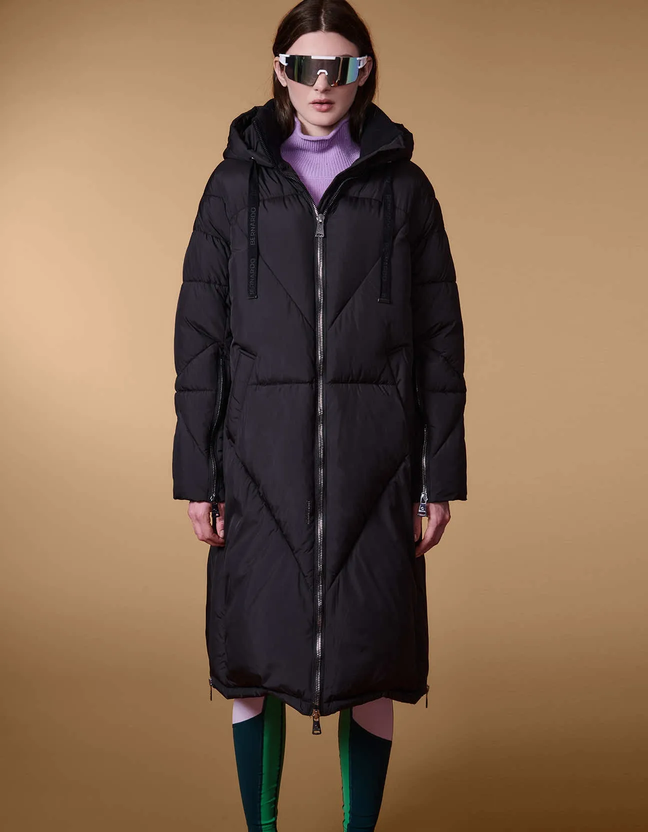 Long Winter Puffer Coat sold by Bernardo