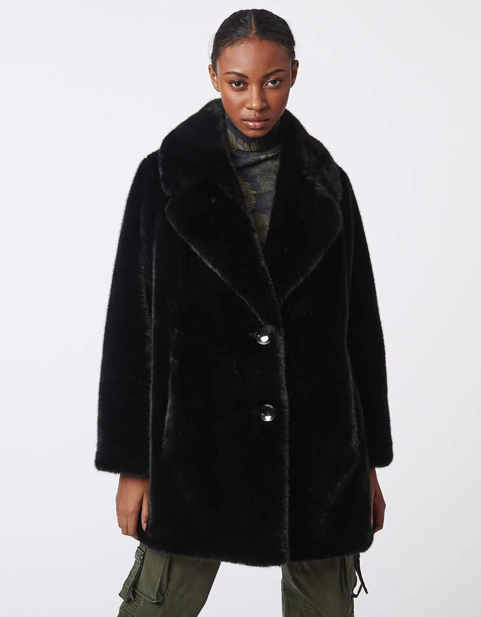 City Chic Faux Fur Coat sold by Bernardo product image thumbnail 2