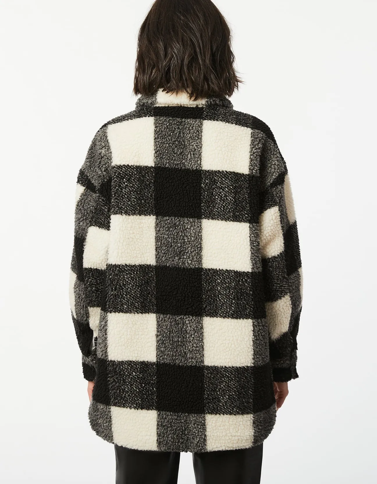 COZY CATSKILL CHECKERED SHACKET sold by Bernardo product image thumbnail 3