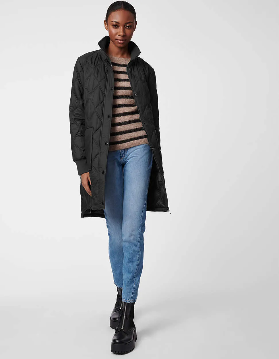 Diamond Stitch Quilted Puffer Jacket sold by Bernardo product image thumbnail 2