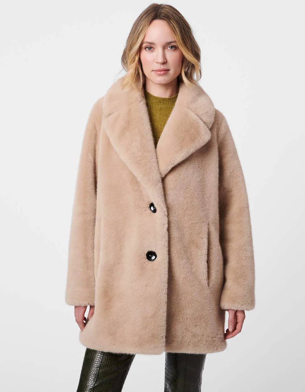 City Chic Faux Fur Coat sold by Bernardo product image thumbnail 2