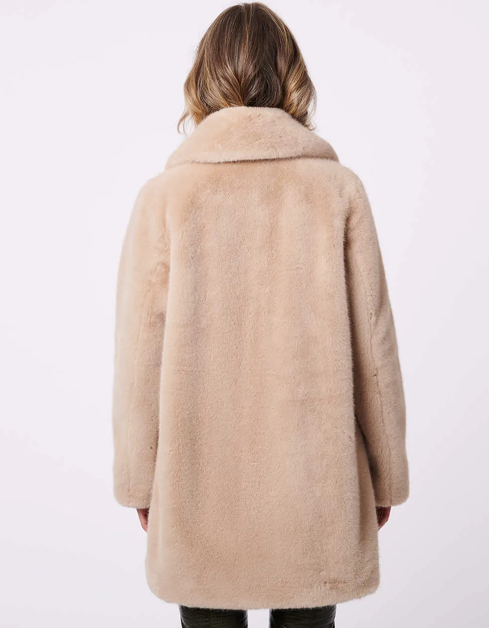 City Chic Faux Fur Coat sold by Bernardo product image thumbnail 4