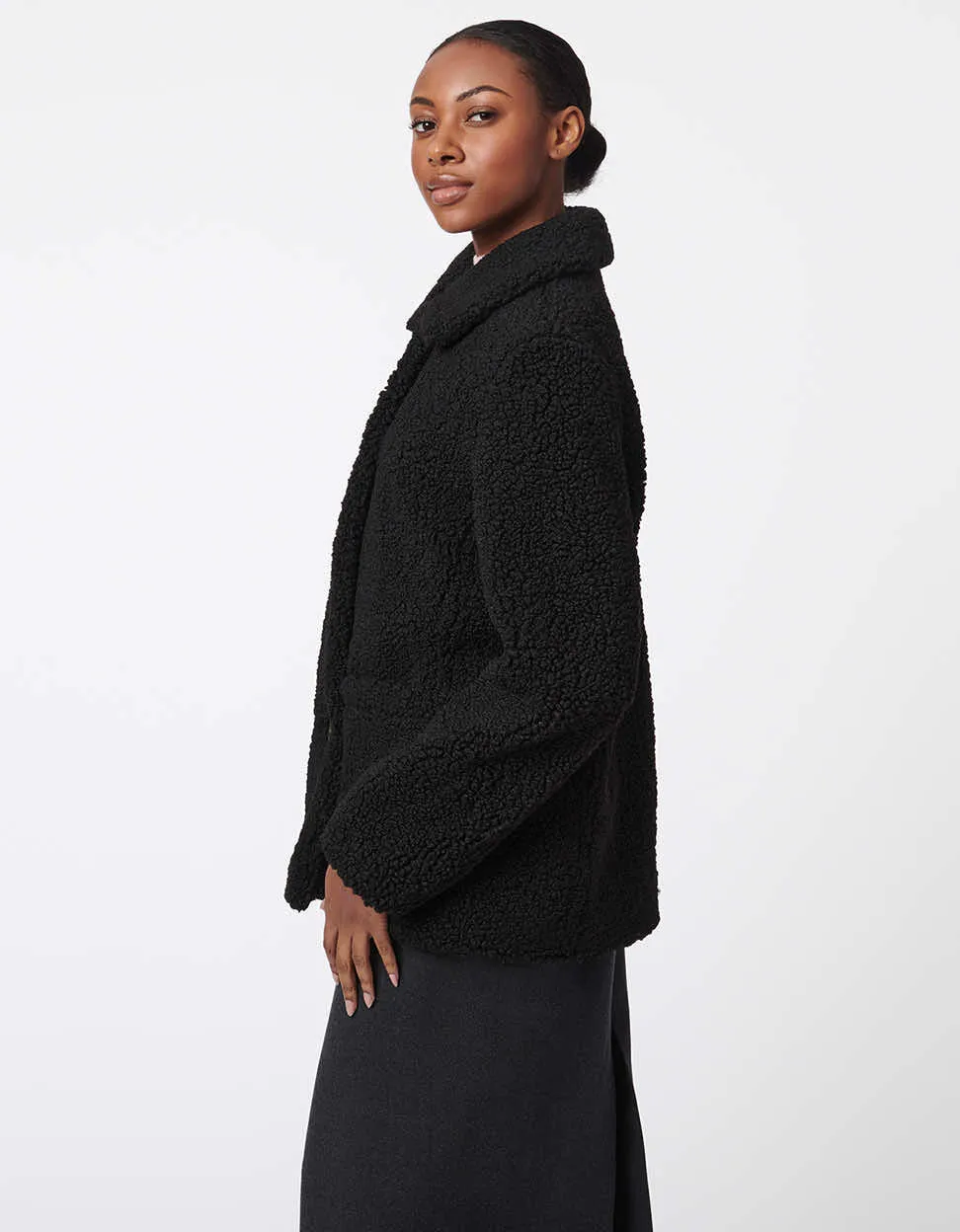 Teddy Vegan Fur Jacket sold by Bernardo product image thumbnail 4