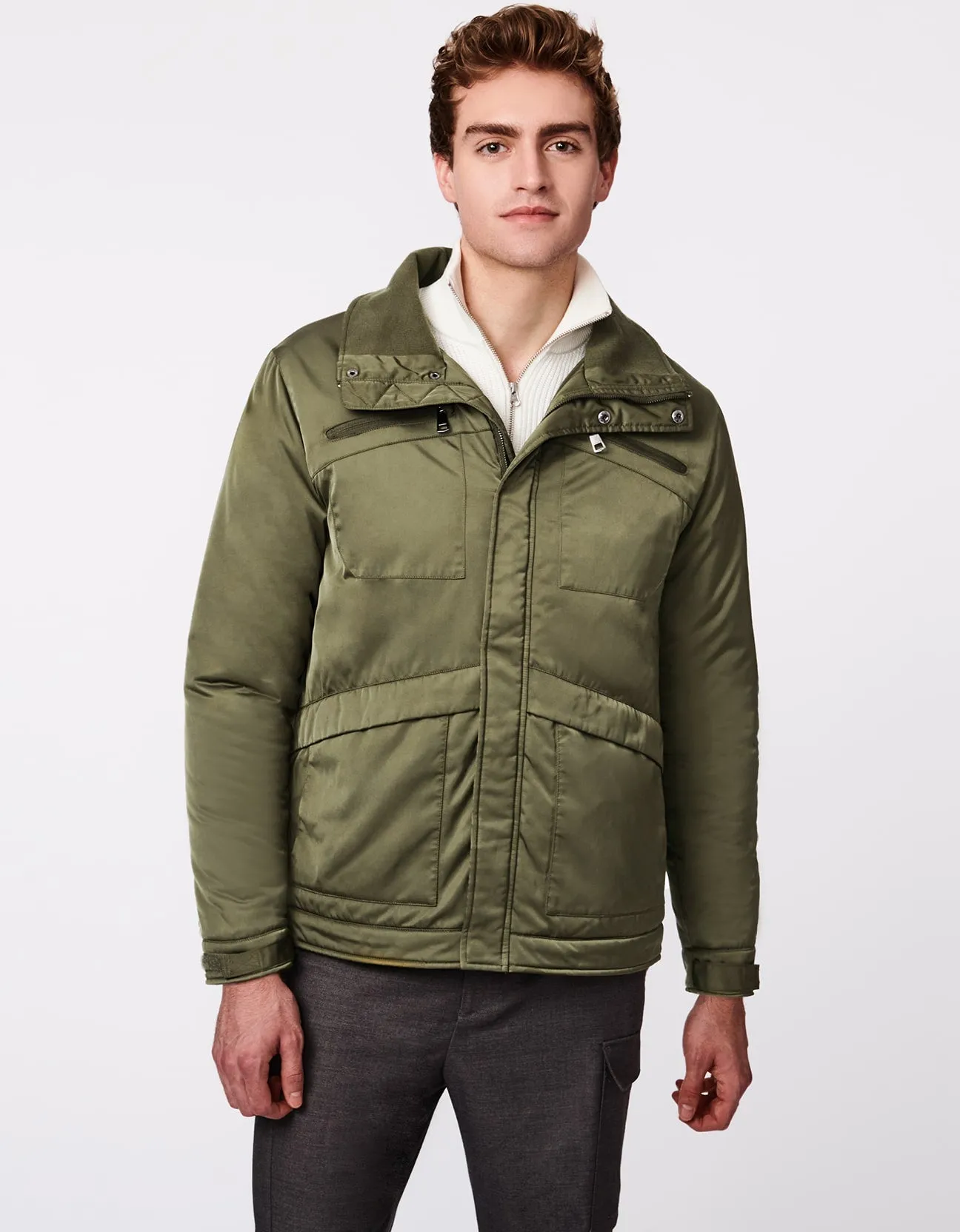 Men's Utility Shine Active Puffer Jacket sold by Bernardo
