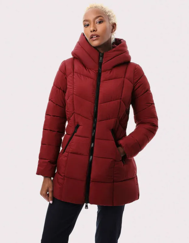 Fab Funnel Quilted Puffer Jacket sold by Bernardo