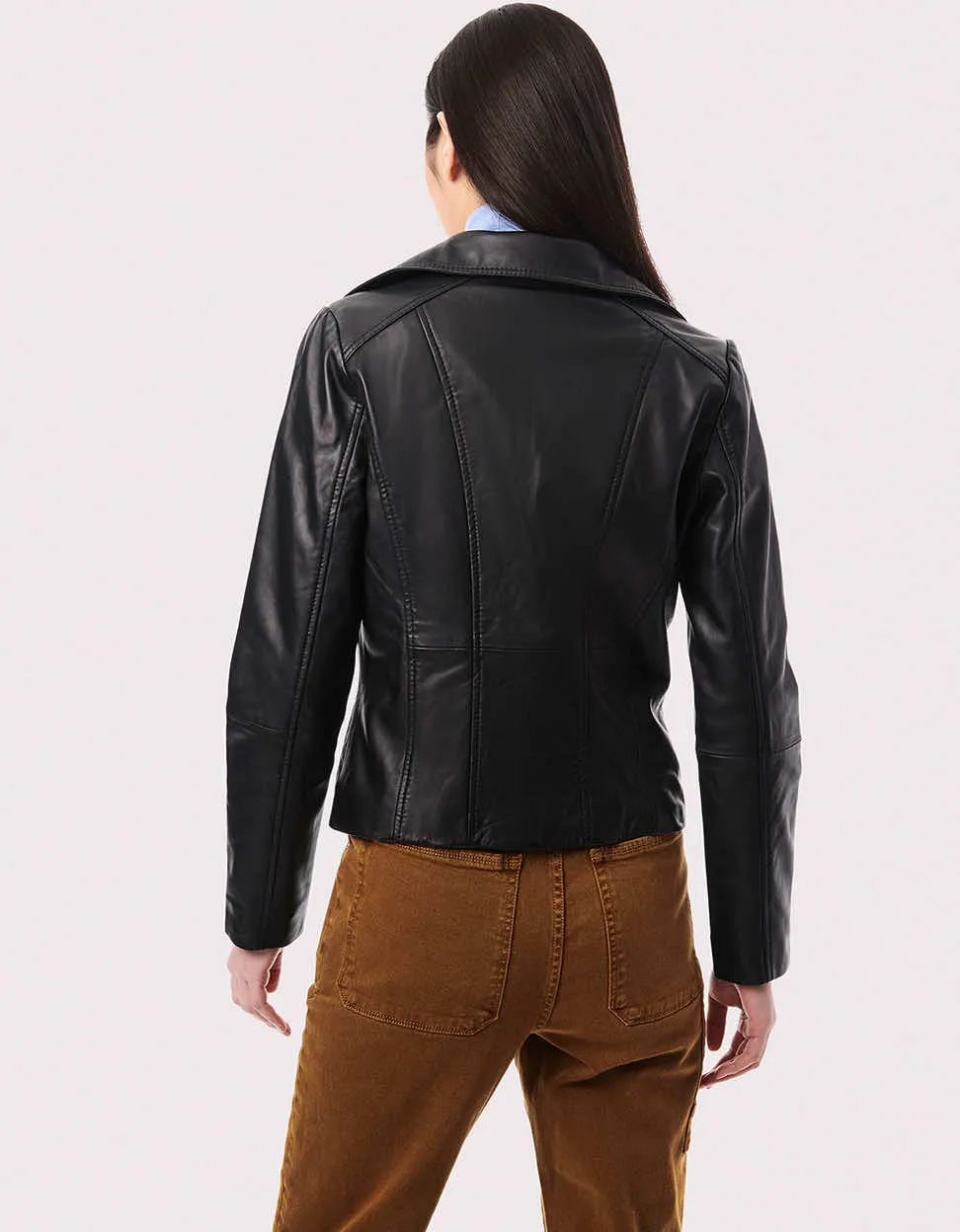 Moto City Genuine Leather Jacket sold by Bernardo product image thumbnail 4