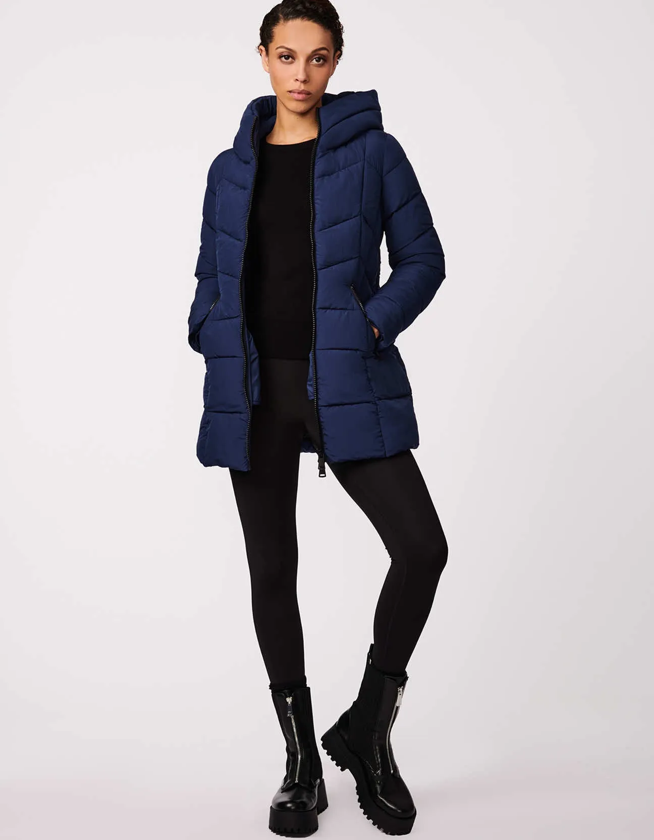 Fab Funnel Quilted Puffer Jacket sold by Bernardo