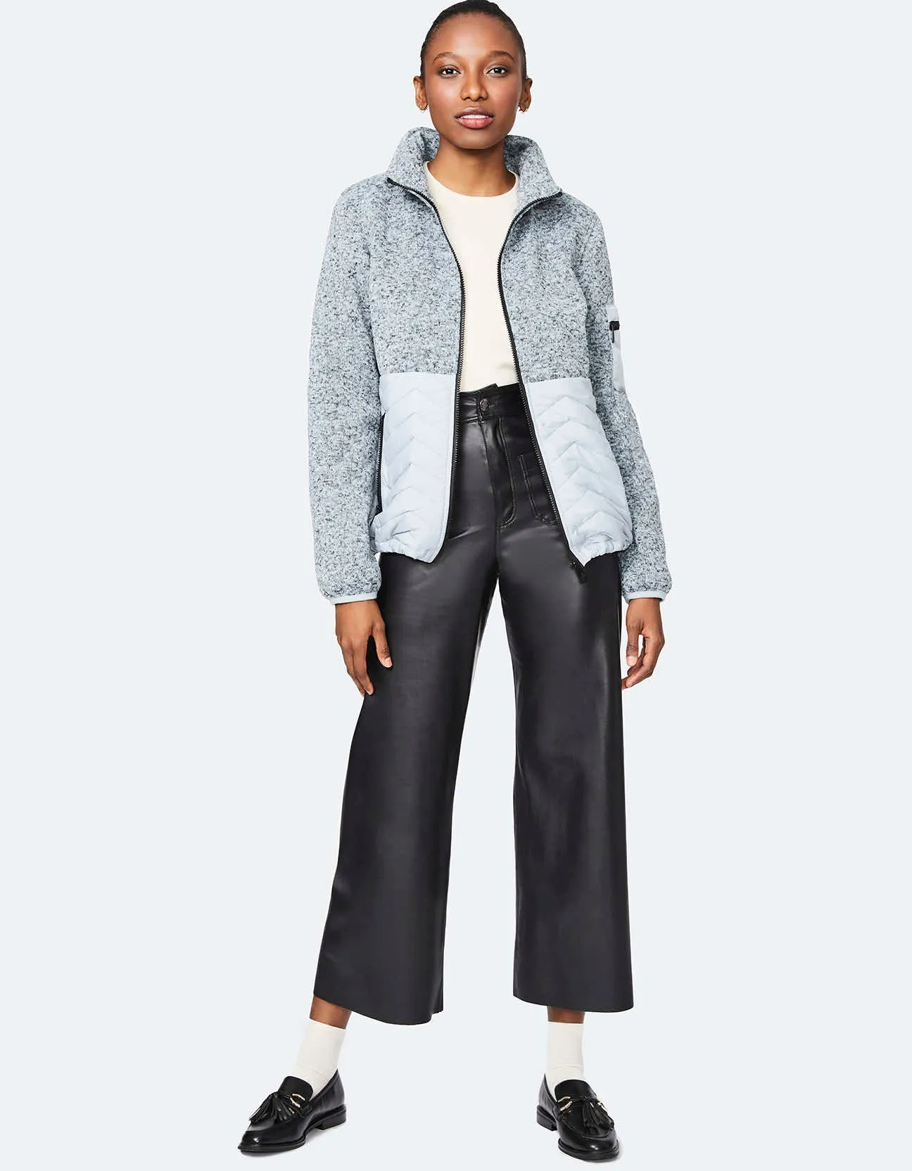 FLEECE PUFFER JACKET sold by Bernardo