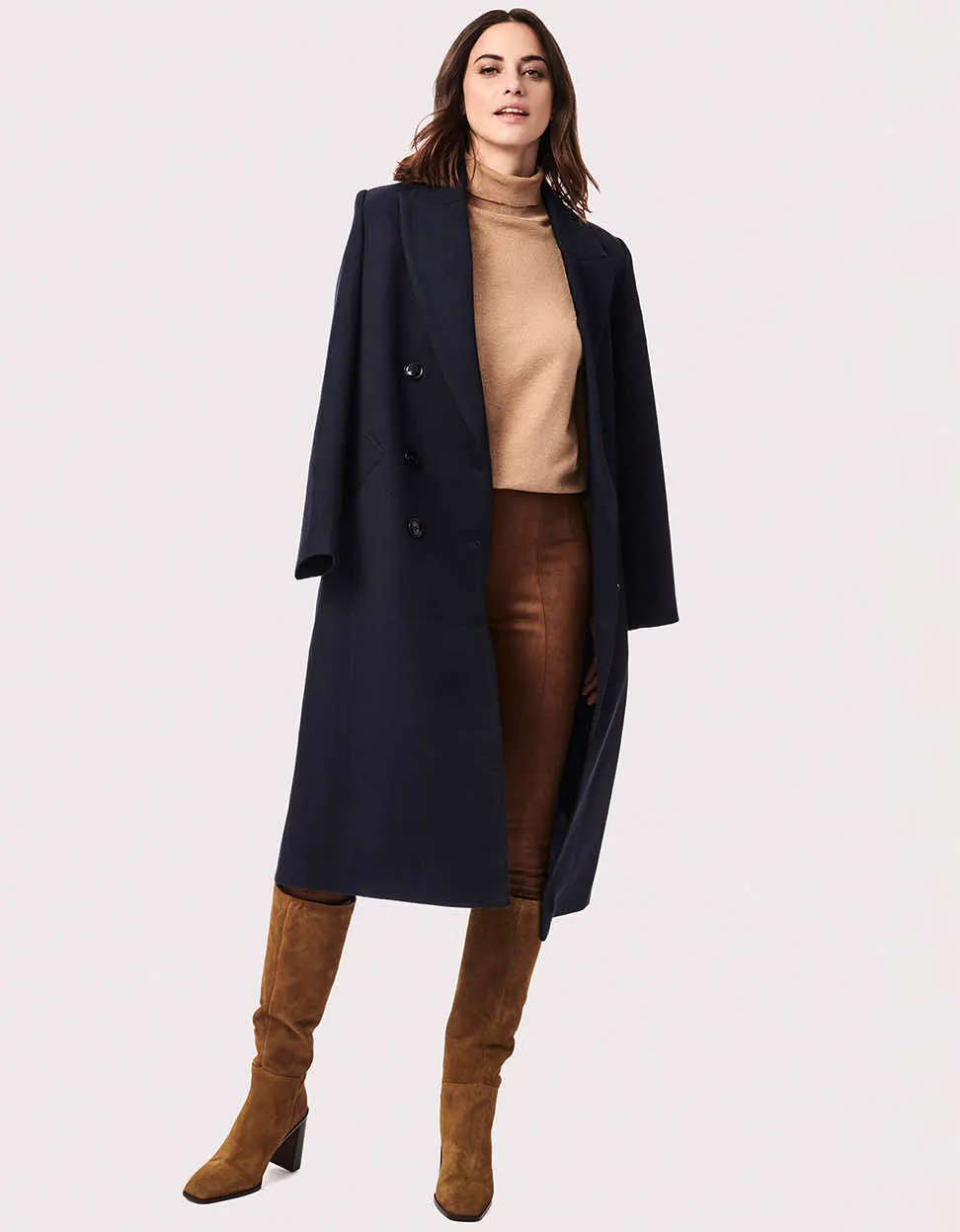 London Long Vegan-Wool Coat sold by Bernardo product image thumbnail 2