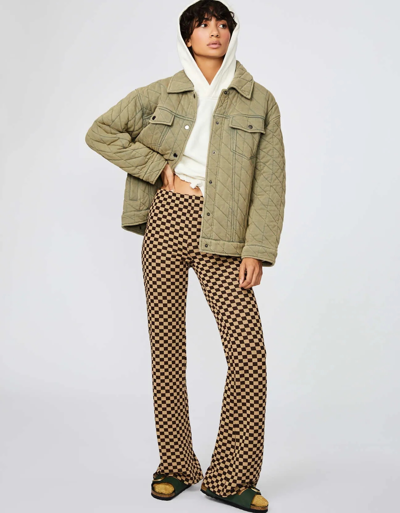 Trucker Shacket sold by Bernardo