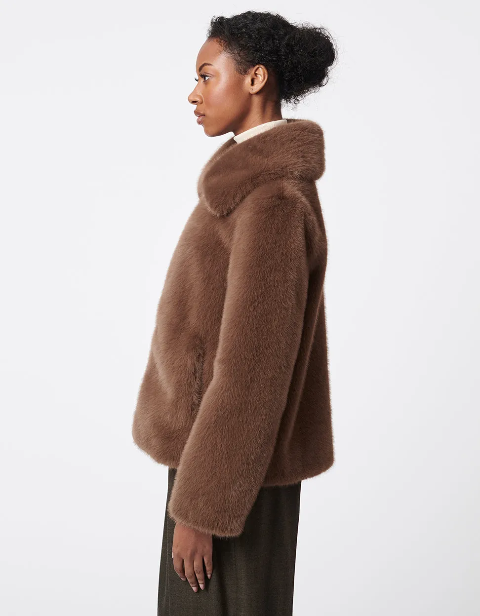 Perfectly Posh Faux Fur Jacket sold by Bernardo product image thumbnail 4