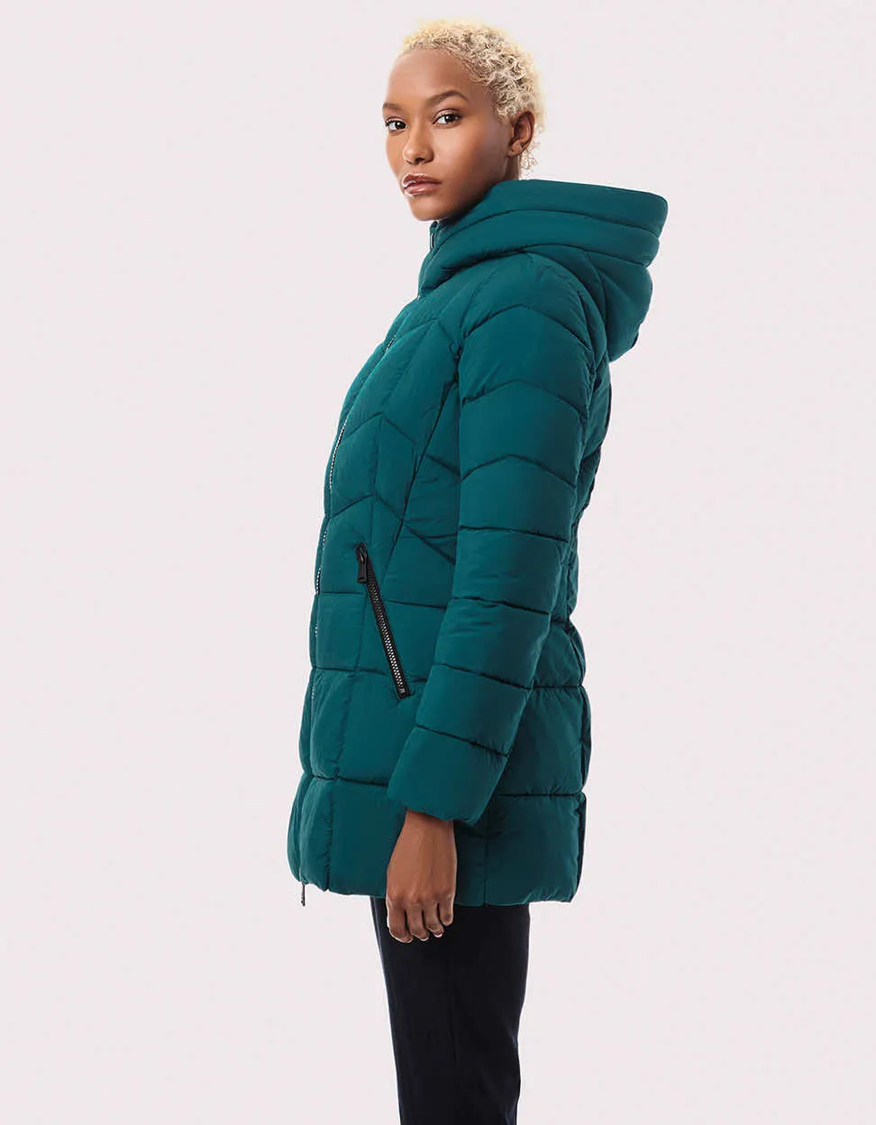 Fab Funnel Quilted Puffer Jacket sold by Bernardo product image thumbnail 3