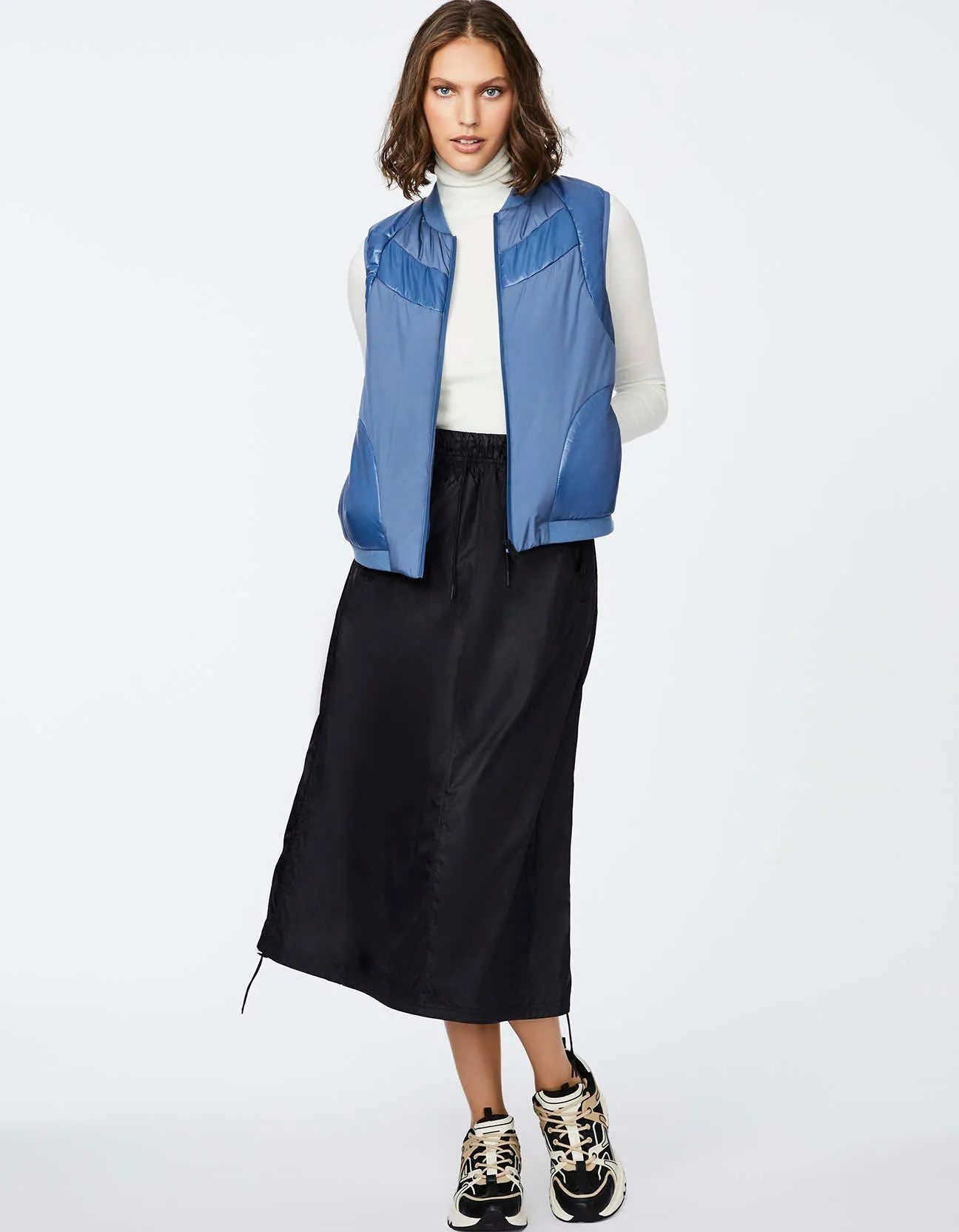 GLOSS MATTE PUFFER VEST sold by Bernardo product image thumbnail 2