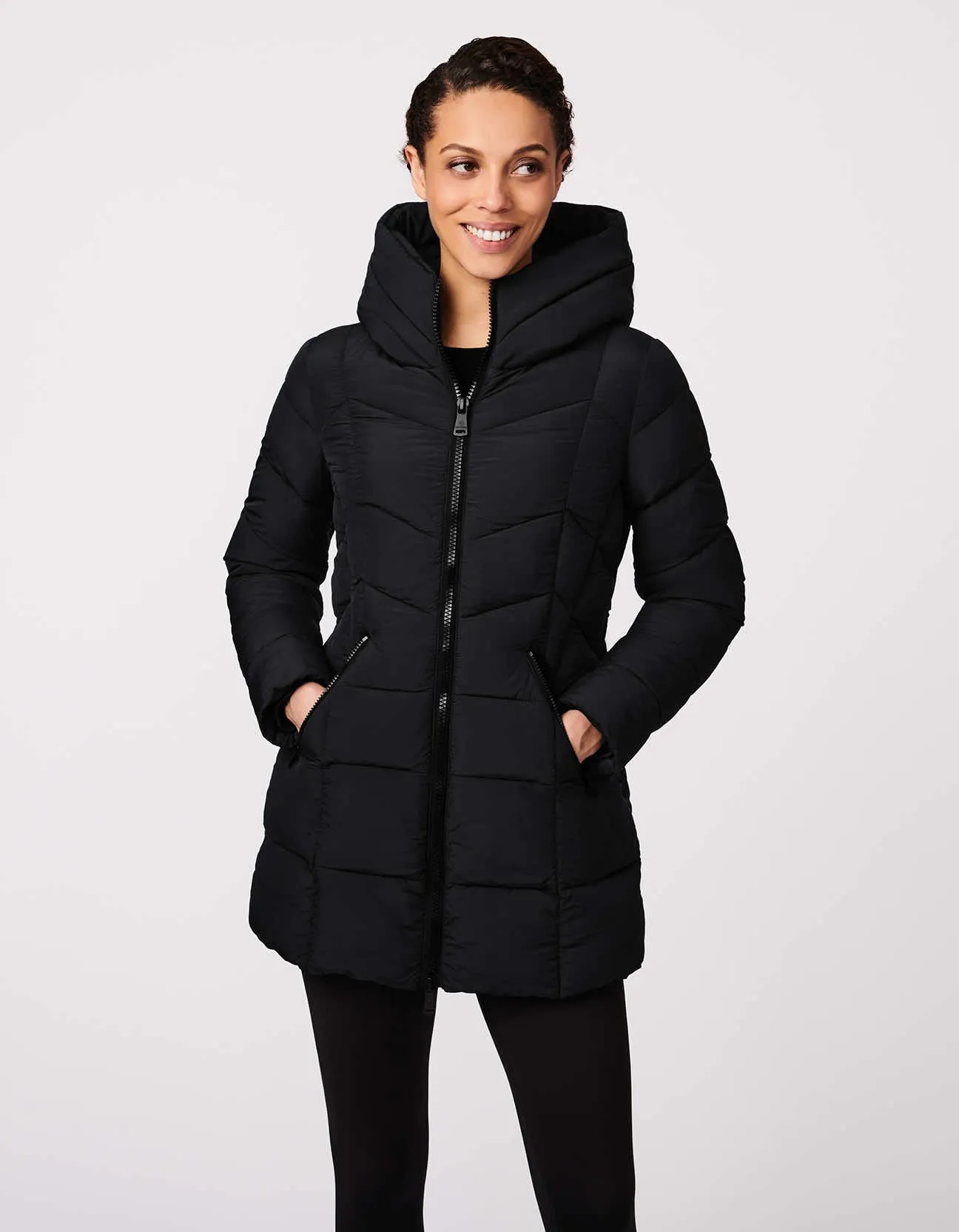 Fab Funnel Quilted Puffer Jacket sold by Bernardo product image thumbnail 2