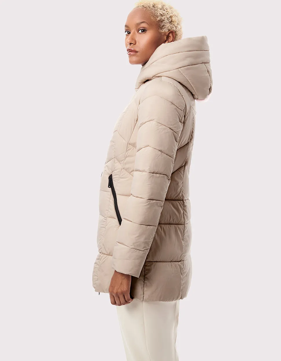 Fab Funnel Quilted Puffer Jacket sold by Bernardo product image thumbnail 3