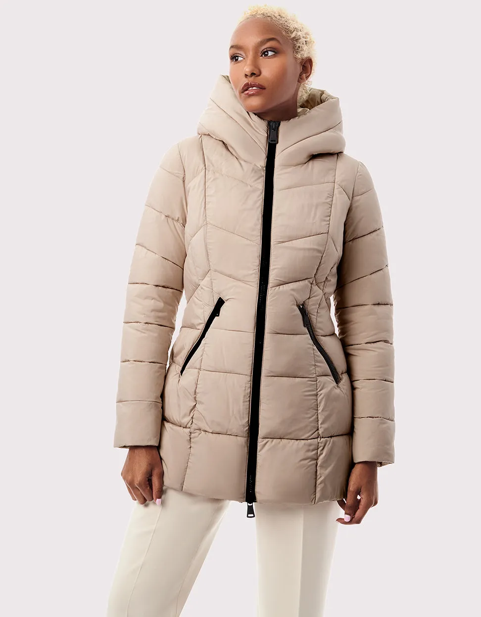 Fab Funnel Quilted Puffer Jacket sold by Bernardo product image thumbnail 2