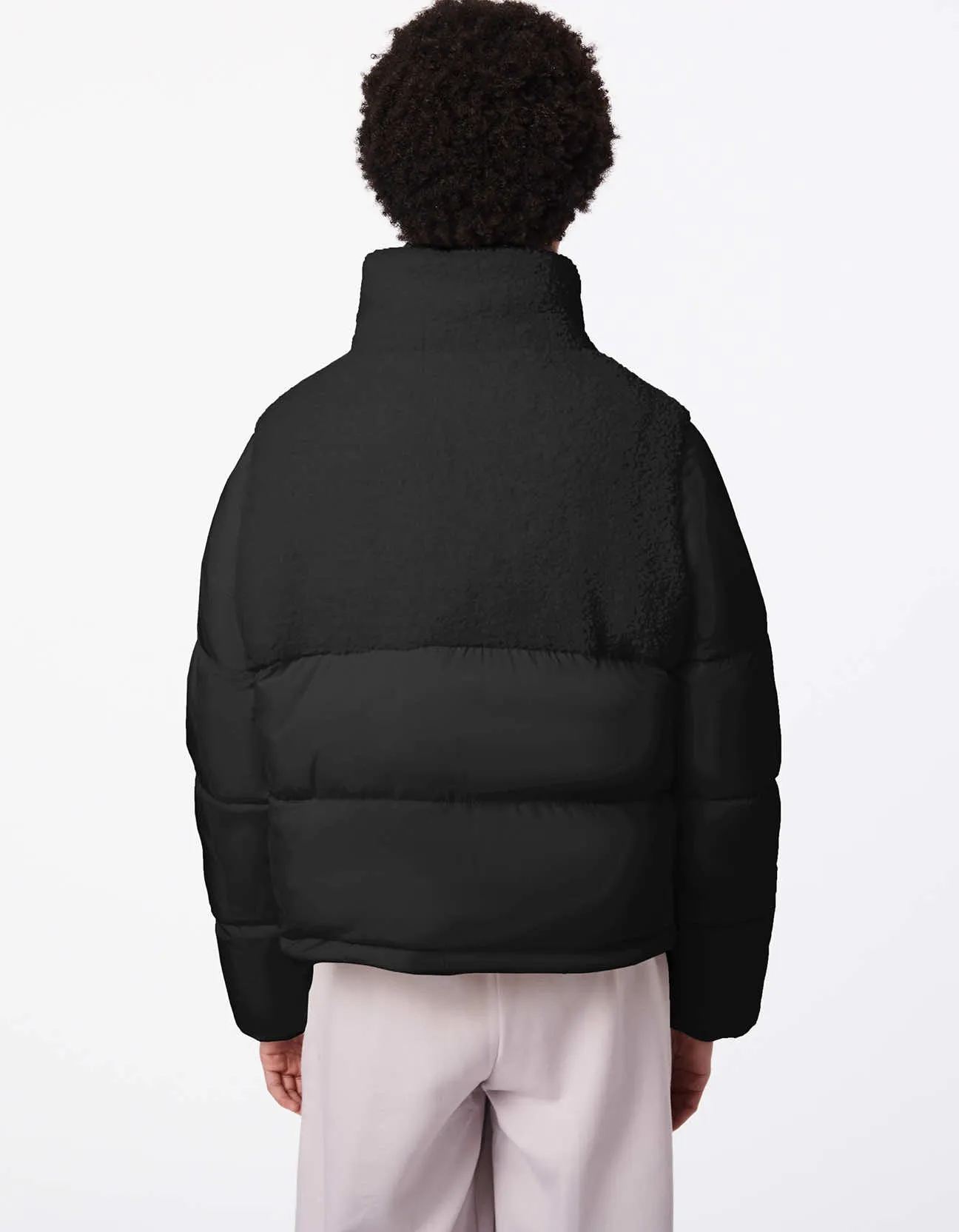 Cozy Combo Vegan Fur Puffer Jacket sold by Bernardo product image thumbnail 4