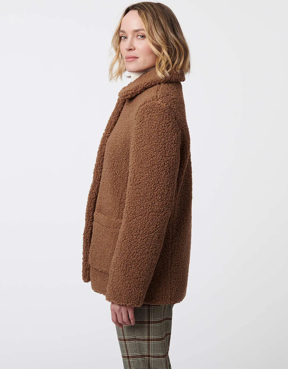 Teddy Vegan Fur Jacket sold by Bernardo product image thumbnail 3