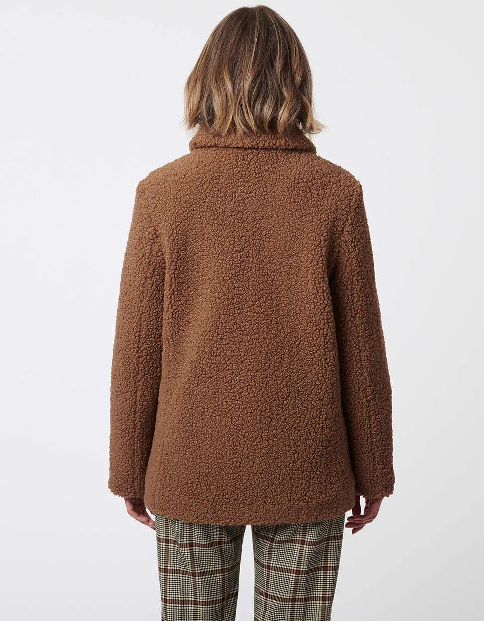 Teddy Vegan Fur Jacket sold by Bernardo product image thumbnail 4