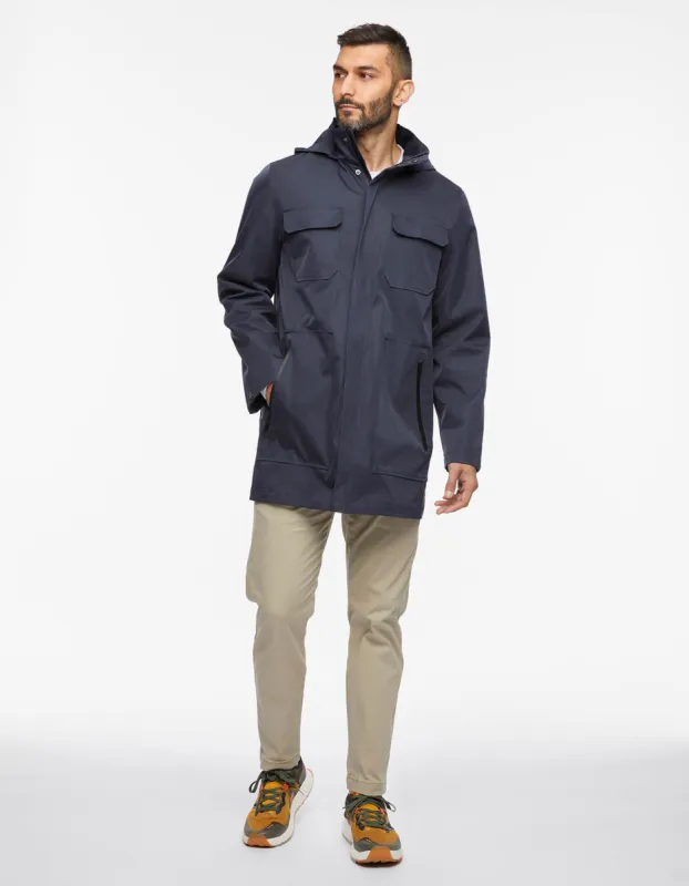 Men's Getaway Removable Hood Rain Jacket sold by Bernardo