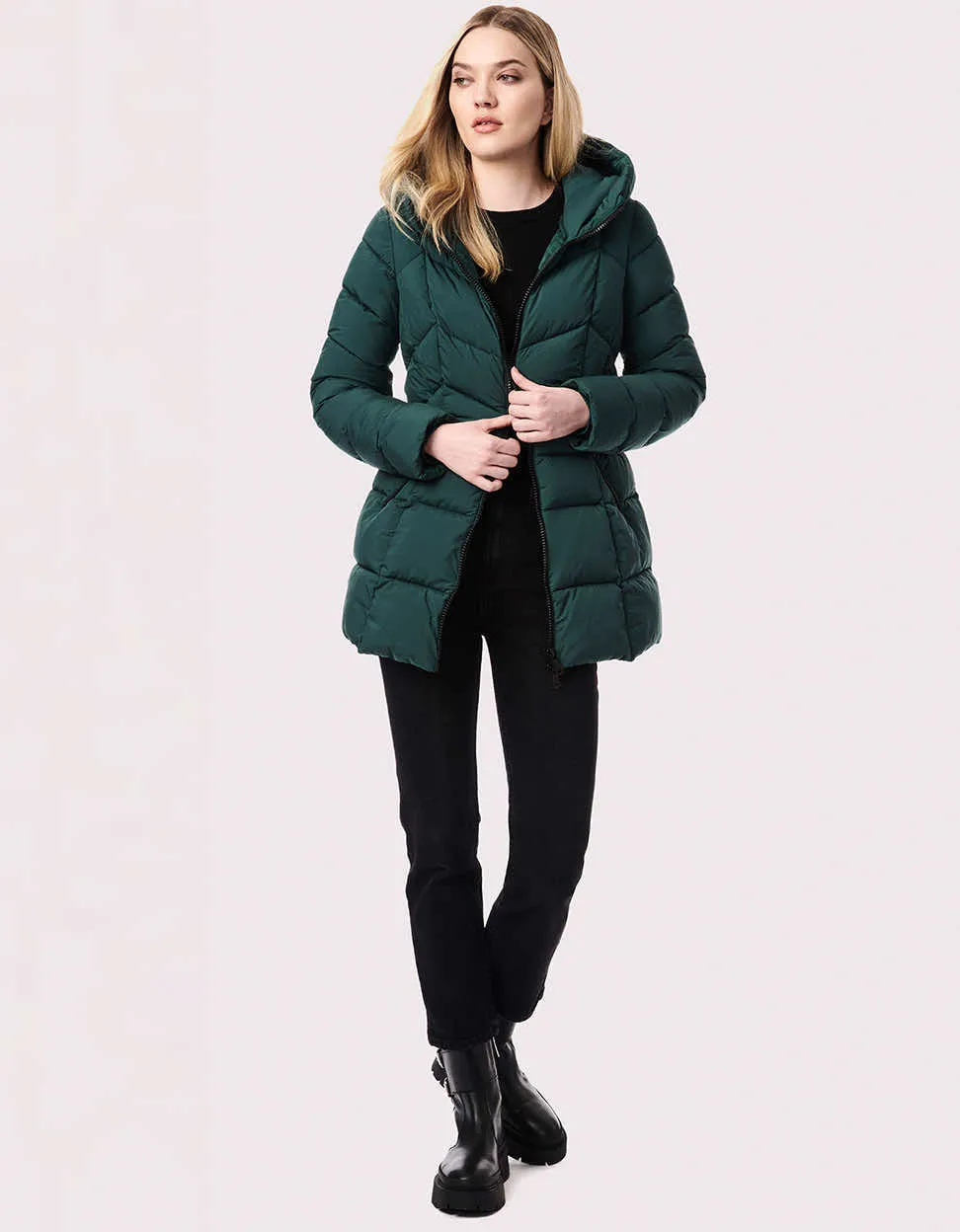 Fab Funnel Quilted Puffer Jacket sold by Bernardo