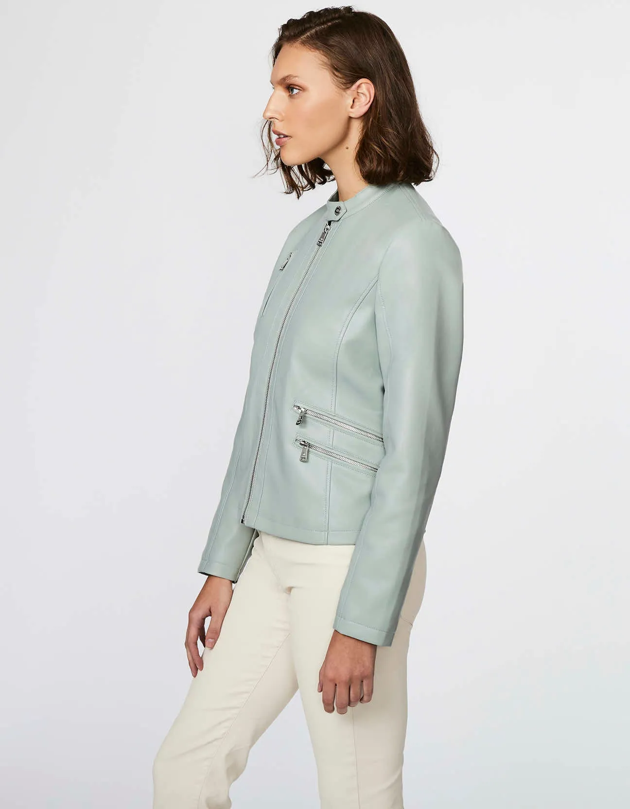 MILANO VEGAN LEATHER JACKET sold by Bernardo product image thumbnail 3