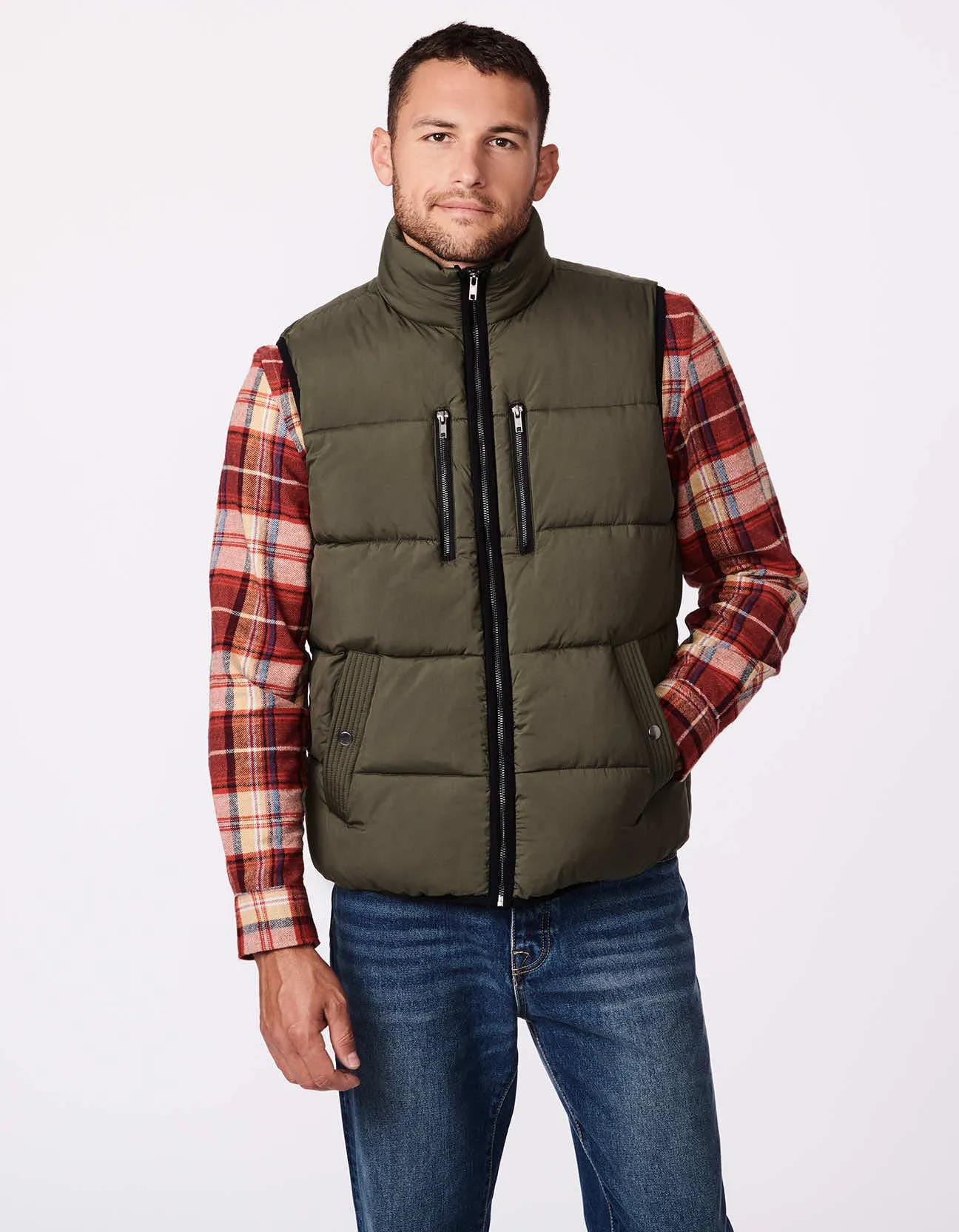 Men's Cool Warm Puffer Vest sold by Bernardo