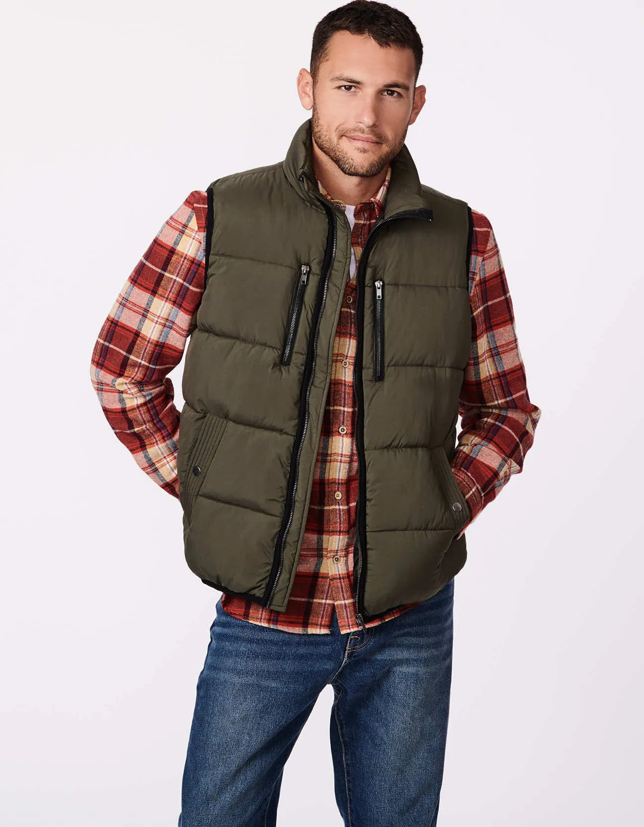 Men's Cool Warm Puffer Vest sold by Bernardo product image thumbnail 2