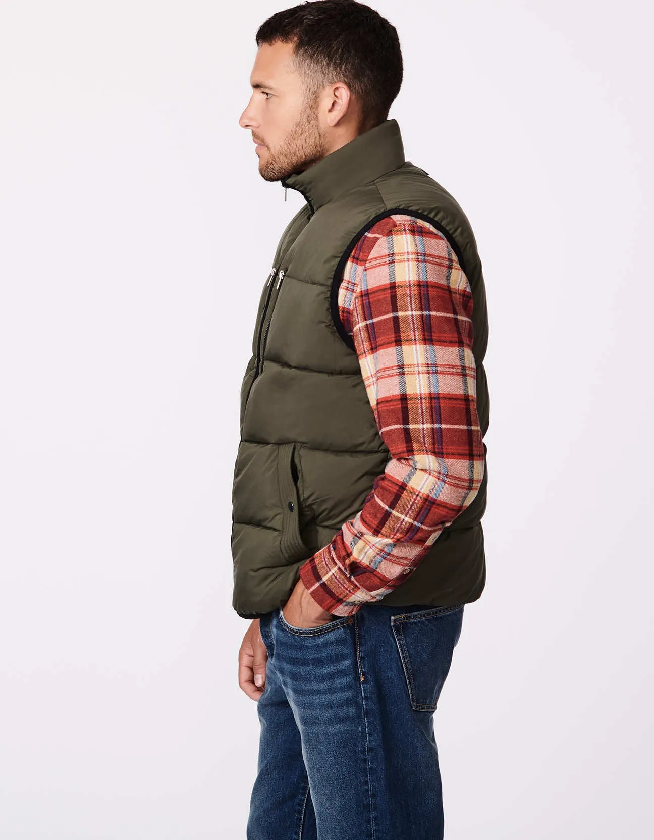 Men's Cool Warm Puffer Vest sold by Bernardo product image thumbnail 3