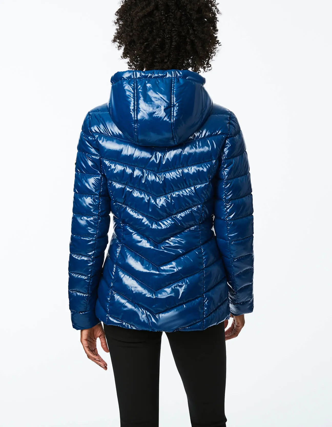 CROSS COUNTRY GLOSSY FUNNEL PUFFER sold by Bernardo product image thumbnail 3